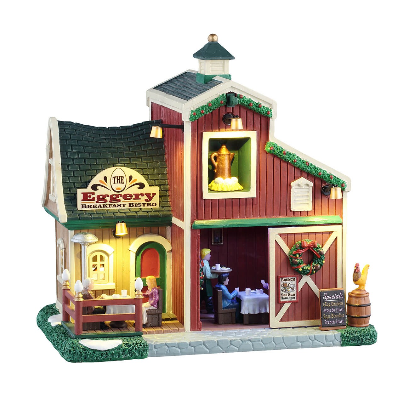 LEMAX The Eggery Breakfast Bistro, With 4.5V 100Ma #55316